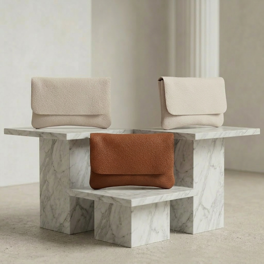 Roos Cadeaus - Soepel lederen schoudertas clutch