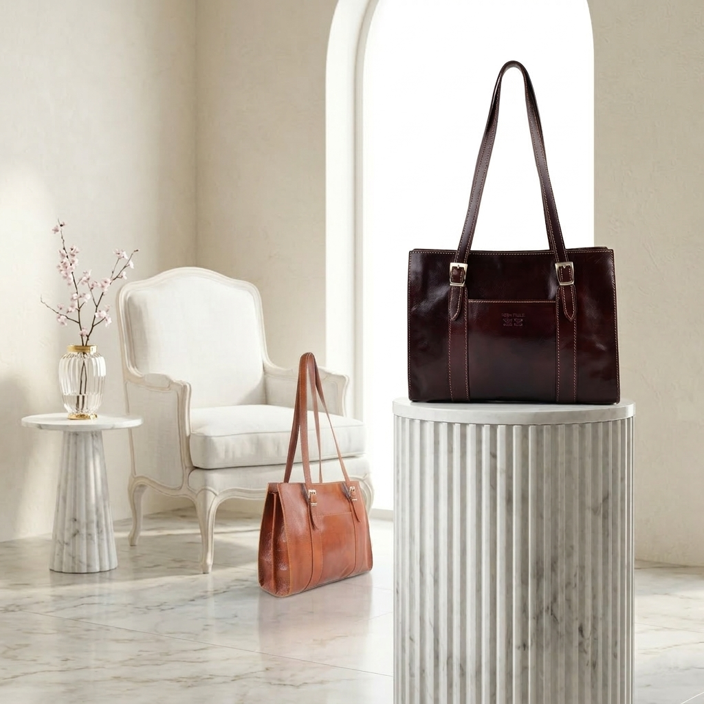 Roos Cadeaus - Stijlvolle Zakelijke Klassieke echt leren tassen