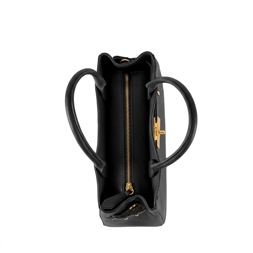 Vera Pelle Dames Handtas – Bari zwart boven