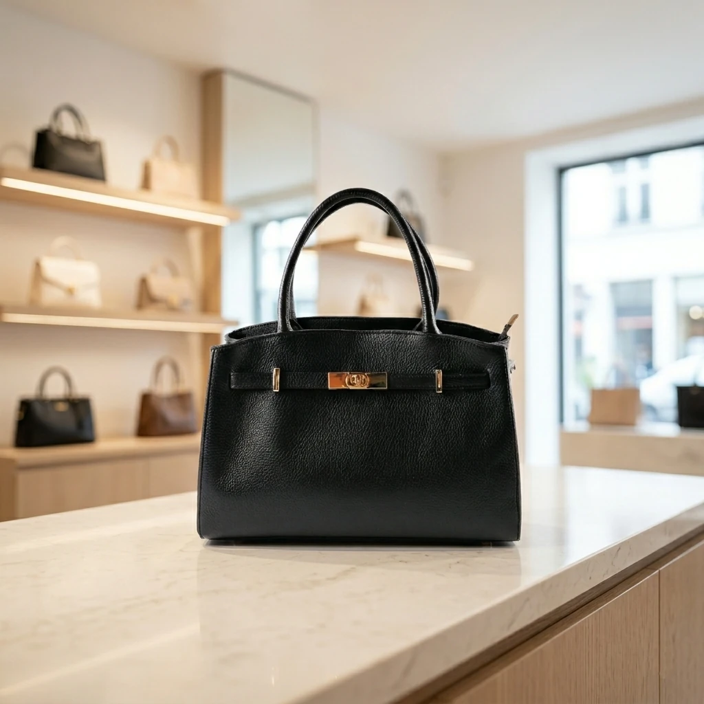 Vera Pelle Dames Handtas – Bari zwart