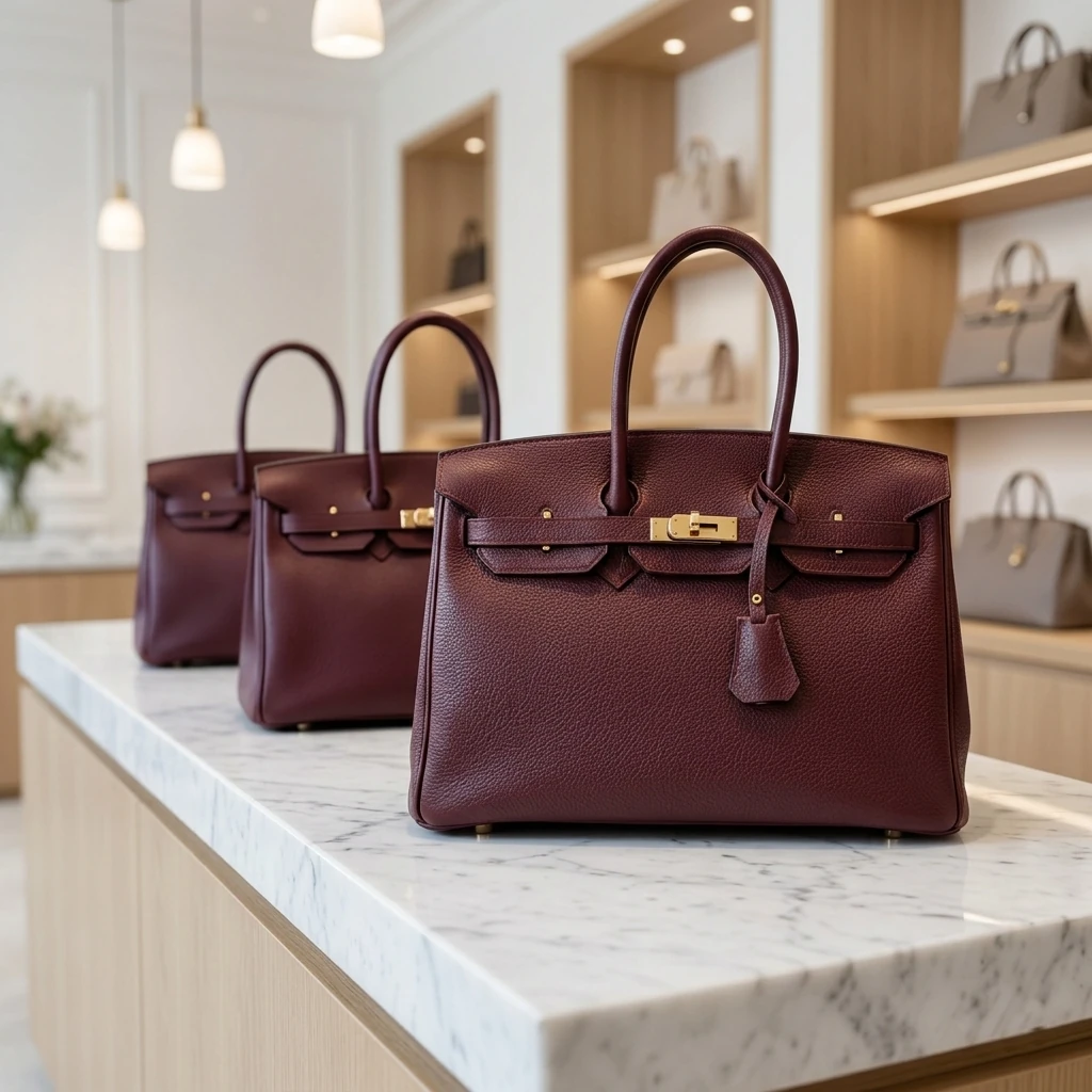 Echt leder schoudertas Cingoli - Bordeaux