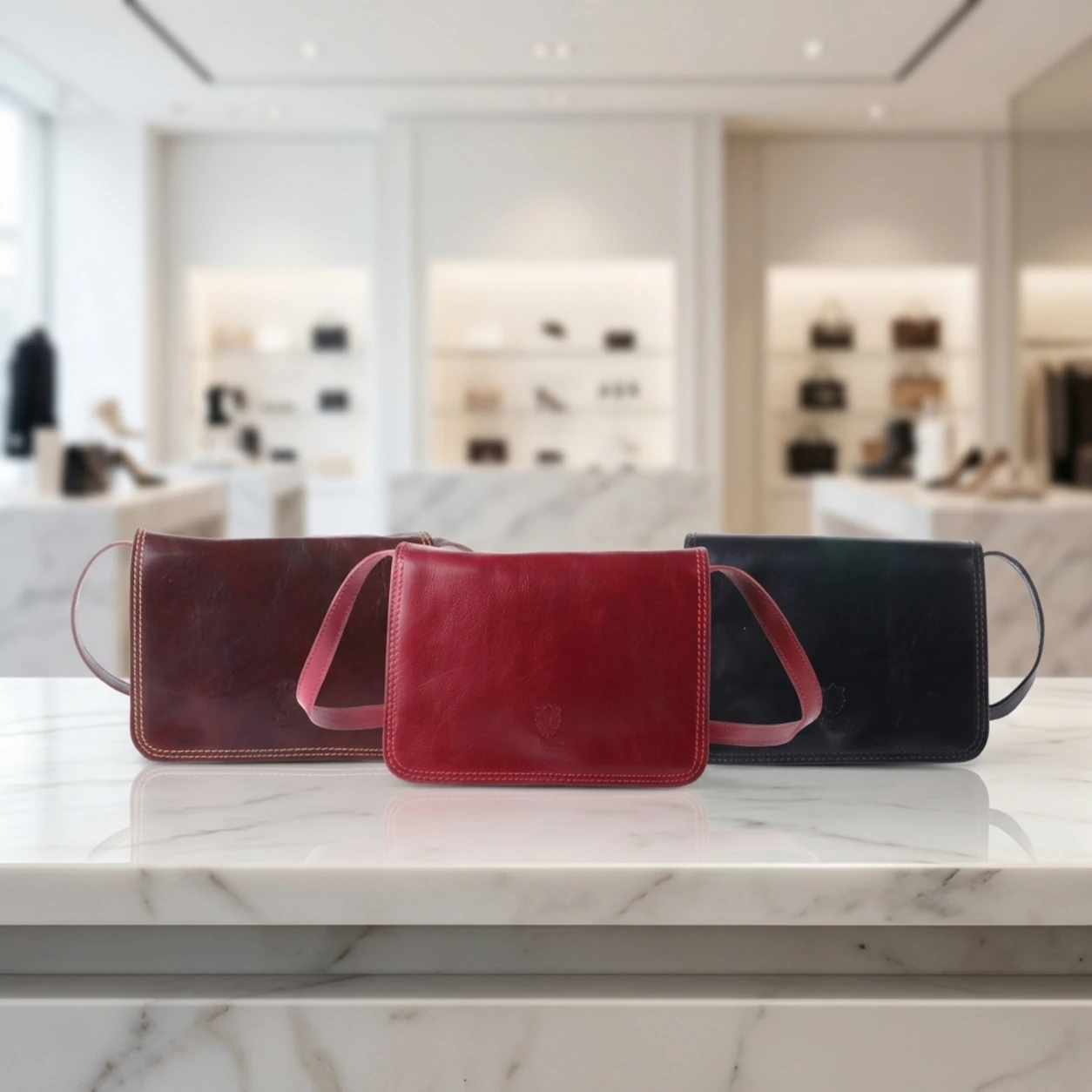 Klassieke en Tijdloze Vera Pelle Crossbody tas Rieti - Afbeelding 3