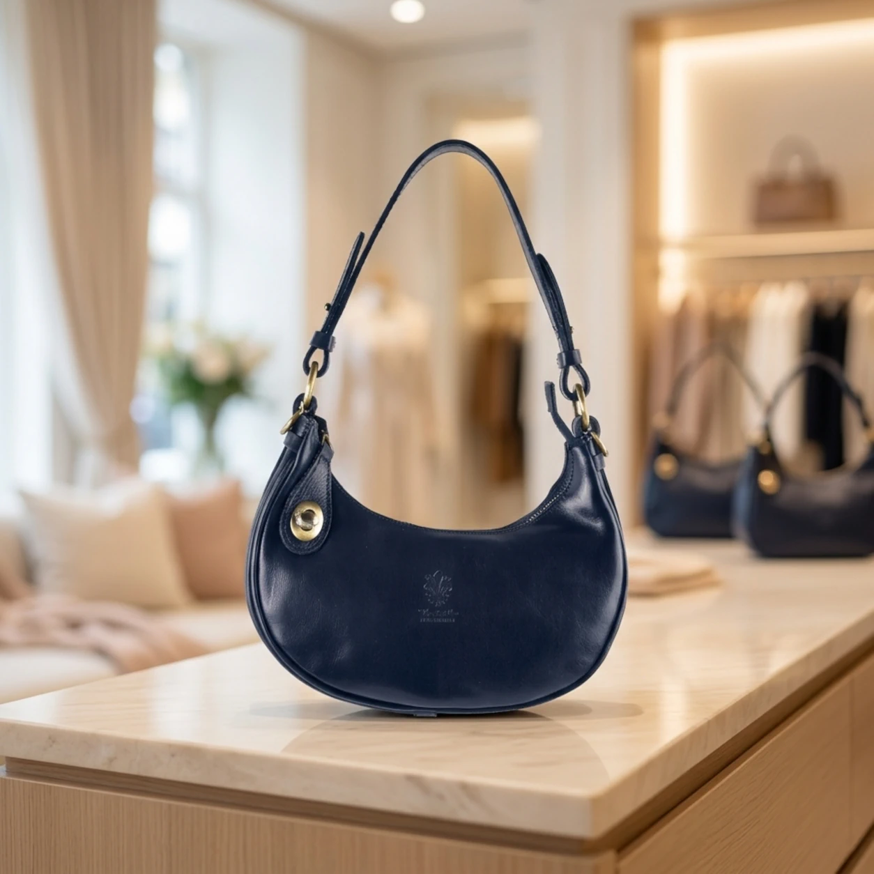 Vera Pelle Leren Schoudertas Ateleta – Klassiek & Elegant Design - Afbeelding 3